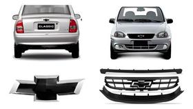 Grade Corsa Classic 2008 09 2010 Emblema Grade E Mala Preto Grade Corsa Classic 2008 09 2010 Emblema Grade E Mala Preto