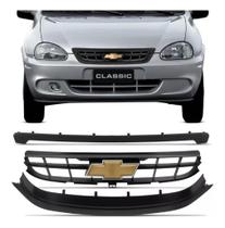 Grade Corsa Classic Preta 2009 2010 Completa Com Emblema