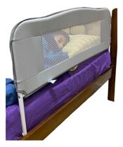 Grade De Cama 94cm Criança Cama Box Solteiro C/ Trava Segura
