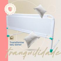 Grade De Cama Com Tela De Seguranca Para Crianças Bebes e Idosos Protetor Resistente Grade com 1, 2 ou 3 unidades