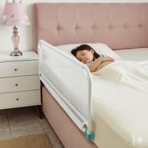 Grade De Cama Com Tela Respirável e proteção de Segurança para crianças
