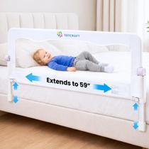 Grade de Cama TotCraft FlexGuard com Comprimento e Altura Ajustáveis Grade de Cama TotCraft FlexGuard com Comprimento e Altura Ajustáveis