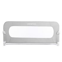 Grade de Cama UNAPHO 150cm com Proteção de Segurança Rebatível Cinza Grade de Cama UNAPHO 150cm com Proteção de Segurança Rebatível Cinza
