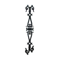Grade de Ferro Fundido Flor de Liz 1-2 Inclinada 83x15cm Decorativa Fundição Unicláudio