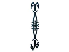 Grade de Ferro Fundido Flor de Liz 1/2 Inclinada 83x15cm