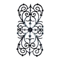 Grade de Ferro Fundido Ramada Grande Sacada Varanda 74x37cm