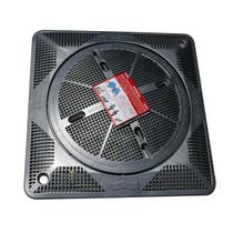 Grade de fundo latao 30x30 prata com tampa fbs