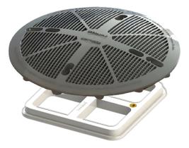 Grade De Fundo Piscina 15x15 C/ Tampa Anti Aprisionamento