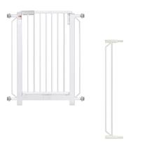 Grade de porta tubline plus proteção portão pet + extensor 10 cm branco