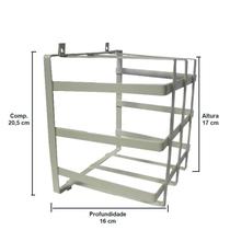 Grade de Proteção de Câmeras de Segurança Capte Protetor - 3 Unidades