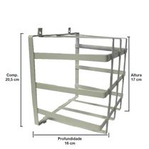 Grade de Proteção de Câmeras de Segurança Capte Protetor c/ buchas Grade de Proteção de Câmeras de Segurança Capte Protetor c/ buchas