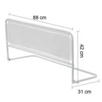 Grade De Proteção Para Cama infantil c/Tela cor branco