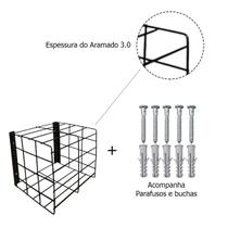 Grade De Proteção Para Cameras WiFi Na Cor Preta Grade De Proteção Para Cameras WiFi Na Cor Preta