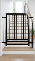 Grade de Proteção para Escadas e Pets 80cm Preto
