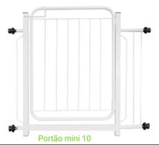 Grade De Proteção para Pet Cães Para Portas Portão de 72 a 82cm +Extensor de 10 Atinge 82cm Mini