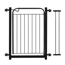 Grade de proteção tipo portão 80cm A 120Cm preto, BASICÃO