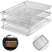 Grade de Resfriamento para Forno HIWARE em Aço Inoxidável, 3 Níveis, 30 x 42 cm Grade de Resfriamento para Forno HIWARE em Aço Inoxidável, 3 Níveis, 30 x 42 cm