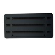 Grade de ventilação para refrigerador Dometic 3109349.065 em plástico preto Grade de ventilação para refrigerador Dometic 3109349.065 em plástico preto