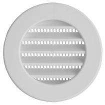 Grade de ventilação plástica para duto de 100 mm