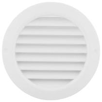 Grade de Ventilação Plastica Redonda 200mm Branca