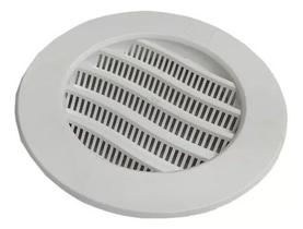 Grade de Ventilação Redonda 100mm Grelha com Tela