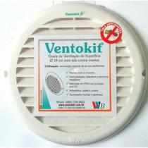 Grade De Ventilação Redonda D18 C/tela Anti-inseto -ventokit