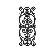 Grade Decorativa Ferro Fundido Portuguesa 72x32cm Fundição Unicláudio Grade Decorativa Ferro Fundido Portuguesa 72x32cm Fundição Unicláudio