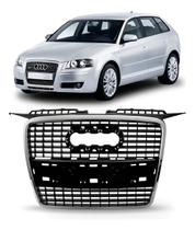 Grade Dianteira Audi A3 Sportback 2007 2008 Preto Grade Dianteira Audi A3 Sportback 2007 2008 Preto