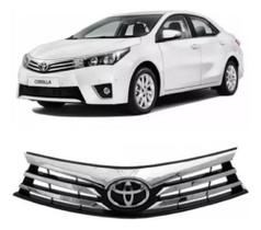 Grade Dianteira Corolla Cromada 2015 2016 2017 Com Emblema - Cromado