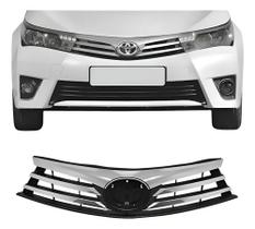 Grade Dianteira Corolla Gli Xei 2015 2016 2017 S/ Emblema Cromado