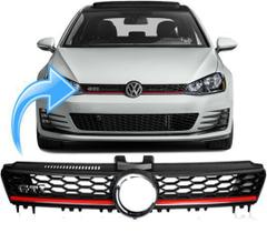 Grade Dianteira Do Parachoque Golf Gti Mk7 De 2014 À 2018 - Logo Cromado