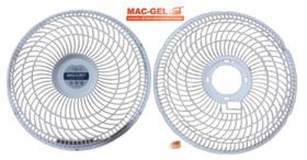 Grade Dianteira E Traseira Branca Ventiladores Mallory 30cm Grade Dianteira E Traseira Branca Ventiladores Mallory 30cm