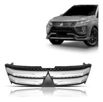 Grade Dianteira Eclipse Cross 2019 2020 2021 2022 Preto Com Cromado Grade Dianteira Eclipse Cross 2019 2020 2021 2022 Preto Com Cromado