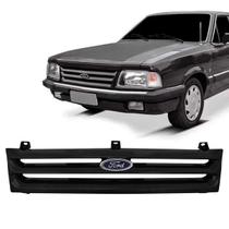 Grade Dianteira Ford Del Rey / Pampa 1985/1995 Preta Com Emblema Grade Dianteira Ford Del Rey / Pampa 1985/1995 Preta Com Emblema