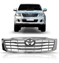Grade Dianteira Hilux SRV 12 13 14 15 com Espaço para Emblema Grade Dianteira Hilux SRV 12 13 14 15 com Espaço para Emblema