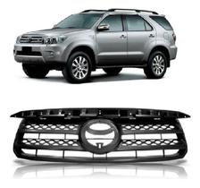 Grade Dianteira Hilux Sw4 2009 2010 2011 Sem Friso Cromado Preto Sem Friso Cromado