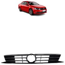 Grade Dianteira Jetta 2015 2016 2017 2018 Central Black Piano Acabamento Liso Friso Cromado Grade Dianteira Jetta 2015 2016 2017 2018 Central Black Piano Acabamento Liso Friso Cromado