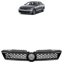 Grade Dianteira Jetta GLI 2012 2013 2014 Preto Texturizado Friso Cromado Grade Dianteira Jetta GLI 2012 2013 2014 Preto Texturizado Friso Cromado