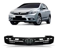 Grade Dianteira New Civic 2012 2013 2014 2015 Preta Preta