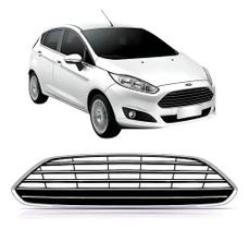 Grade Dianteira New Fiesta Hatch 2013 14 A 2017 Friso Cinza Cinza Fosco Grade Dianteira New Fiesta Hatch 2013 14 A 2017 Friso Cinza Cinza Fosco