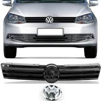 Grade Dianteira Preto Brilhante C/Emblema Originais VW 5U0853653A041 Gol/Voyage/Saveiro G6 - Volkswagen