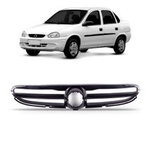 Grade Dianteira Radiador Corsa Classic 2000 A 2003 Preto
