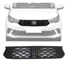 Grade Dianteira Radiador Fiat Argo 2021 2022 2023 Preto Fosco