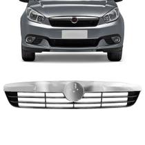 Grade Dianteira Radiador Grand Siena 2013 a 17 Friso Cromado