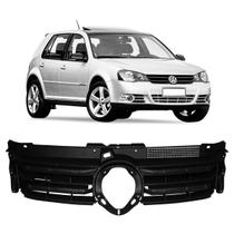 Grade Dianteira Radiador Vw Volkswagen Golf 2007 Até 2014 Preta