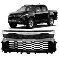 Grade Dianteira S10 2021 2022 2023 2024 Com Friso Cromado