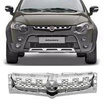 Grade Dianteira Strada/Weekend Locker 2013/2016 c/Tela Preta