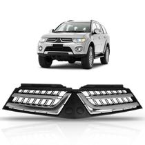 Grade Dianteira Superior Pajero Dakar 2015 A 2016 Cromado Grade Dianteira Superior Pajero Dakar 2015 A 2016 Cromado