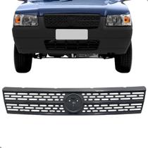 Grade Dianteira Uno Fire Fiorino 2003 Até 2005 Friso Preto
