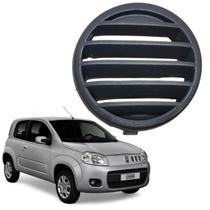Grade Difusor Ar Lateral Painel Fiat Uno Vivace 2011 2012 2013 2014 2015 2016 Lado Direito Cinza Escuro